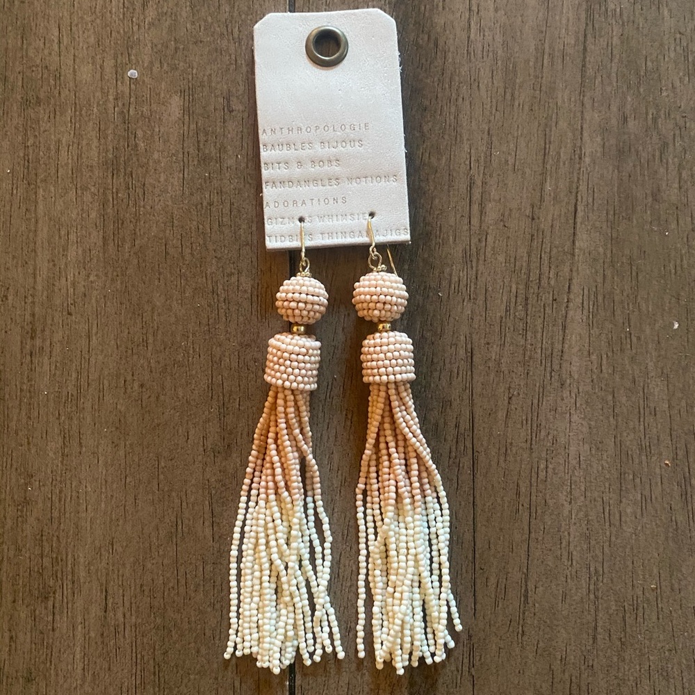 New Anthropologie tassel earrings